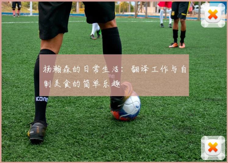 杨瀚森的日常生活：翻译工作与自制美食的简单乐趣